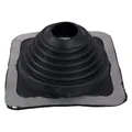 SILISTO EPDM Rohrmanschette - Rohrdurchmesser 22-101 mm - Dachdurchführung, Mauerdurchführung, Rohrabdeckung, Gummimuffe für Rohre - flexibler quadratischer Aluminiumrahmen