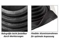 Silisto Dichtmanschette Rohrmanschetten EPDM für Rohr Ø22-101mm, Grundfl. 152x152mm