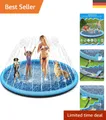 Perfektes Sommergeschenk: Kinder Sprinkler Pad 200cm mit Antirutschfunktion