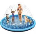 Spritzmatte für Kinder und Hunde, Anti-Rutsch, Outdoor Wasserspielzeug