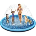 Kinder Sprinkler Hund Pool Blau-200cm | Outdoor Spiele Wasserspielzeug