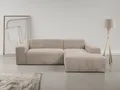 WERK2 Ecksofa Zeus-L Breite: 253 cm, modern & zeitlos, bequemes Sofa, Curvy Trend Ecksofa mit urbaner Optik