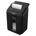 Fellowes AutoMax 100M Aktenvernichter mit Partikelschnitt P-4, 4 x 10 mm, bis 100 Blatt, schwarz mit 25 Euro CashBack