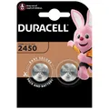 kQ Duracell Knopfzelle Lithium CR2450 3V Batterien 2er Blister