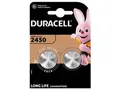 Duracell Lithium Knopfzelle Batterie CR2450 3V 550 mAh, Coin Cell 24,5 mm, für
