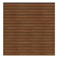 GrojaSolid Rhombus Steckzaun-Set Teak co-extrudiert 180x180cm 4250260975662