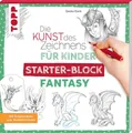 Kinderbuch Die Kunst des Zeichnens für Kinder Starter-Block - Fantasy Mit Kreativ Gecko Keck
