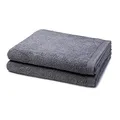 Möve - 2 teiliges Frottier-Set - Superwuschel (2 X Duschtuch im Set) - 520 g/m2 - Baumwolle - Walkfrottee - saugstark - weich und flauschig - Stone