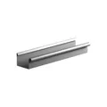 SAREI Dachrinne, Nennweite: 75 mm, kastenförmig, Aluminium - silberfarben
