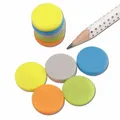 Neodym Scheibenmagnet Ø 18 mm, Silikon-Mantel, farbl. sortiert, 10er-Set