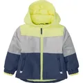 Lupilu Kinder Jacke Jungen Schneejacke Skijacke Kapuze Wasserdicht Bionic Lime-Grau-Navy 86-92