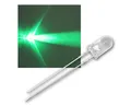 world-trading-net Modellbausatz 100 LEDs wasserklar 5mm grün 2,8V "WTN-5-8000gr"