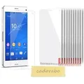 Cadorabo 10x Schutzfolie für Sony Xperia Z3 COMPACT Display-Schutzfolien in Weiß hochtransparent