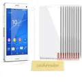 10x Schutzfolie für Sony Xperia Z3 COMPACT transparente Schutzfolien