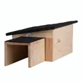 Benera Igelhaus Massives Igelhaus aus Holz