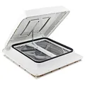 Fiamma Turbo Vent Kurbeldachhaube Polar Control mit Thermostat 40 x 40 für Wohnwagen oder Wohnmobil