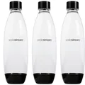 SODASTREAM Flaschen 3x Schwarz 1L Fuse