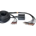 Cordial Multicore CYB 8-4 C - Stagebox System (Subsnake) 8 x input, 4 x output, 30,0 m /  Spliss REAN XLR male