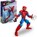 LEGO Marvel Spider-Man Figur, voll bewegliches Action-Spielzeug, sammelbare Superhelden-Actionfigur, Fanartikel für Fans der Filme, Geschenk für ... - Bunt