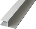 Gutta Alu U-Profil Lasche längs für 16 mm Doppelstegplatten L = 2000 mm