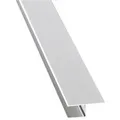 Alu-U-Profil 16mm Befestigungslasche längs silber eloxiert 2000 mm lang