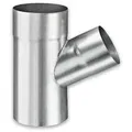 Fallrohrabzweig 72° Grömo, Aluminium, verschiedene Größen (Ausführung: Ø 100/60mm)