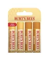 100 % natürlicher, feuchtigkeitsspendender Lippenbalsam, 4er-Pack, Original B