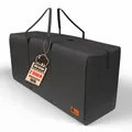 2 Stück XL Aufbewahrungstaschen 85×55×35 cm – 164 l Robuste, faltbare Tragetasche mit Reißverschluss – Ideal für Kleidung, Bettwäsche, Umzug, Camping,Aufbewahrung und Umzug