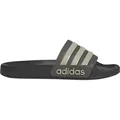 Adidas Adilette Shower Slide Badelatschen Badeschlappen Sandale grau/schwarz JI4761, Schuhgröße:40.5 EU - Beige/Grau - 40,5