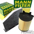 2x MANN FILTER Inspektions Kit für AUDI A3 Seat Skoda VW Golf V VI Passat Jetta