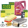 MANN INSPEKTIONSPAKET +5l 5W-30 FÜR AUDI A3 SEAT VW CADDY GOLF 6 TOURAN 2.0 TDI
