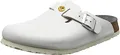 BIRKENSTOCK Boston Wei Antistatik Naturleder, Weiß, 39 EU