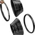K&amp;F CONCEPT 18 teiliges Filteradapter Set Kamera Objektiv Filter Metall