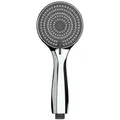 WENKO Duschkopf Watersaving Kunststoff Silber