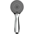 Wenko Handbrause Watersaving 9,6 cm x 9,6 cm ABS-Kunststoff Chrom-Grau