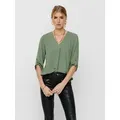 JDY Shirtbluse JDYDIVYA LIFE 3/4 TOP WVN NOOS grün XS (34)