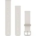 Garmin Silikon Schnellwechsel-Armbänder 20mm Silikon Elfenbein, Teile in Heller Sand" 010-12932-31" - elfenbein