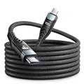 100W USB C Kabel 3M USB C auf USB C Kabel Lang PD Schnellladekabel Typ C Ladekabel USB C Ladegerät für iPhone 16 15 Pro Samsung S24 S23 S22 S21, iPad Pro, MacBook Pro/Air, Pixel, Switch,Tablets