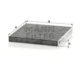 CUK 18 002 Innenraumfilterelement (Aktivkohle)