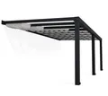 Palram - Canopia Sonnensegel für Terrassendach Stockholm Weiß 340x660 cm