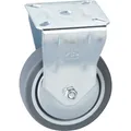 Bockrolle TPE Kunststoffrad ø 75 mm Möbelrolle Tragkraft 60 kg Stahl verzinkt