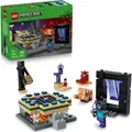 LEGO Minecraft Reise durch Nether und Endportal -  Kinder Spielzeug mit Helden, Enderman und Baby Hoglin Figuren - Set mit Minecraft Figur - Gamer ... - Bronze