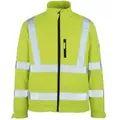 MASCOT® Warnschutz Softshelljacke CALGARY, Safe Artic, flourgelb 08005-159 , 1 Stück, Größe: XXL