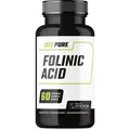 Folinic Acid - 400 mcg Vitamin B9 per Capsule – 60 Vegan Capsules - Calcium Salt Form - Supports Homocysteine Metabolism, Immune Function & Energ...