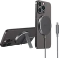 XLAYER 219372 - Magnet-Ladegerät, Alu, space-grey, 15 W, iPhone 12