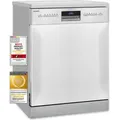 Exquisit Geschirrspüler GSP9614-030B inox | Spülmaschine 60 cm | Aquastop | Maßgedecke: 14 | Auto Türöffner | Restlaufzeiten Anzeige | Unterba... - Silber