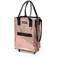 Shopper mit Rollen, small Hulken Bag Hulken rosegoldfarben rosa, Designer Alex & Yoni Sheleq, 36x56x23 cm