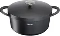 Tefal Schmortopf Trattoria Bräter mit Deckel, Aluminiumguss (1-tlg), Antihaftversiegelung, für alle Herdarten geeignet, Induktion, E21844