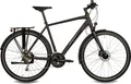 Airtracks Herren City XXL Fahrrad 28 Zoll Trekking Fahrrad TR.2880 27 x Gang Shimano DEORE RD-M592 SGS Schwarz(52cm (Körpergröße 165-175cm))