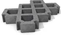 80x Rasengitter Kunststoff PKW befahrbar SLW60 60x40 Grau Einfahrt Parkplatz Hof